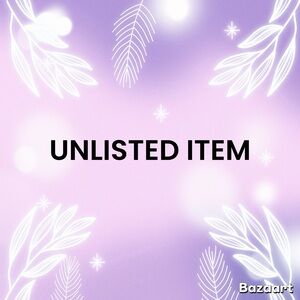 Live Show/Unlisted Item